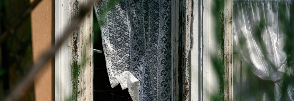 Broken Window from Burglary