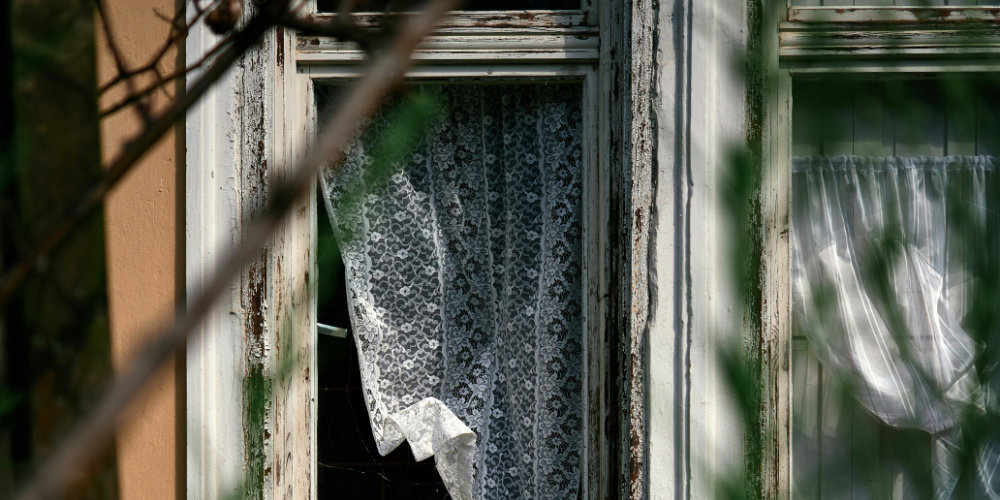 Broken Window from Burglary