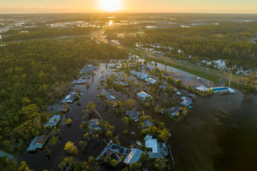 Homes flooded by storm in Texas